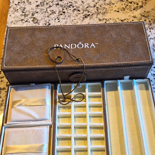 Pandora portagioie scamosciato - pandora,