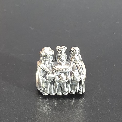 Charm pandora tre saggi - charm,