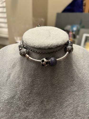 Pandora bracelet with charm - pandora,